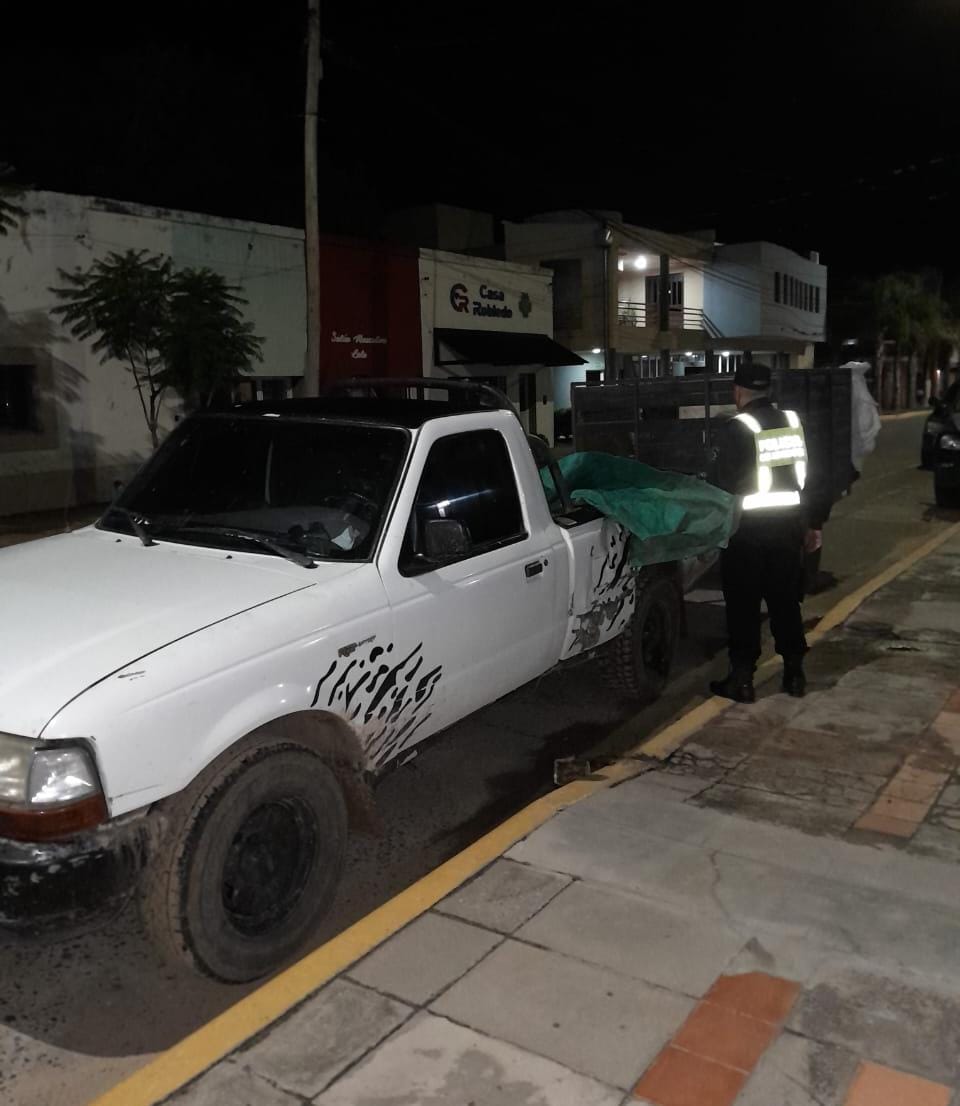 IDENTIFICARON A DOS HOMBRES QUE TRASLADABAN OCHO TERNEROS SIN LA  DOCUMENTACIÓN CORRESPONDIENTE